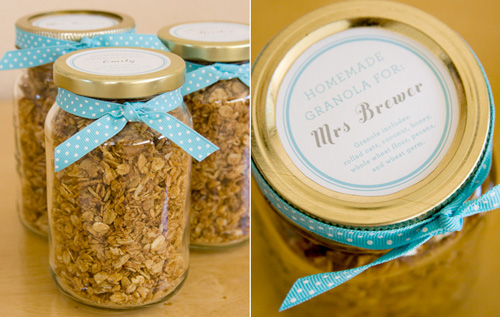DIY - Granola Favours