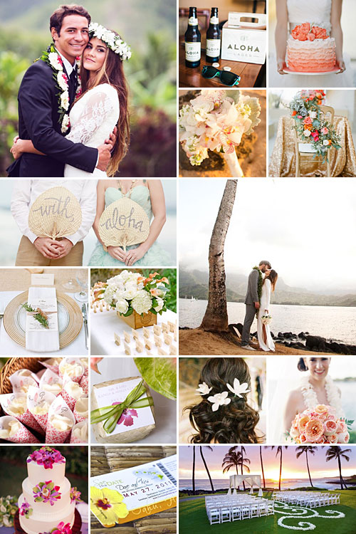 Hawaiian Luau Wedding Theme