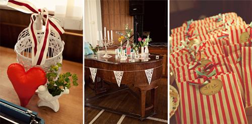 Real Wedding: Crafty & Vintage