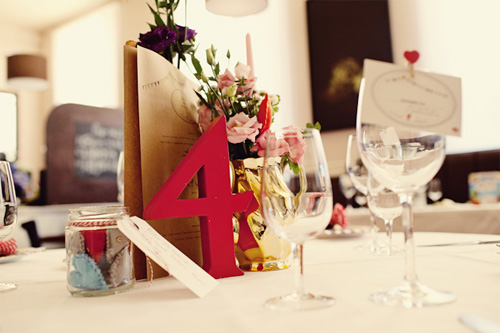 Real Wedding: Crafty & Vintage