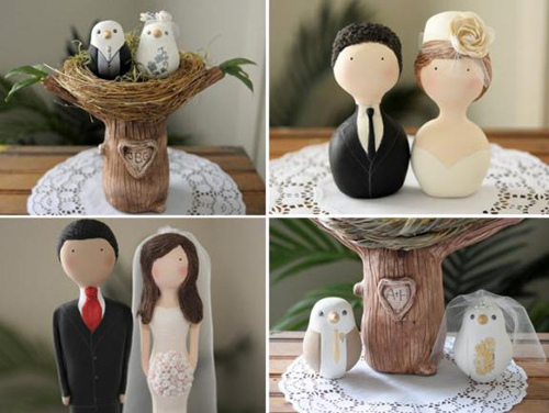 Super Cute Eco-friendly Cake Toppers