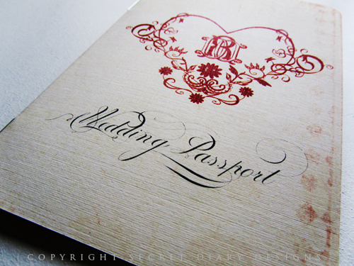Passport Invitations from Secret Diary Designs