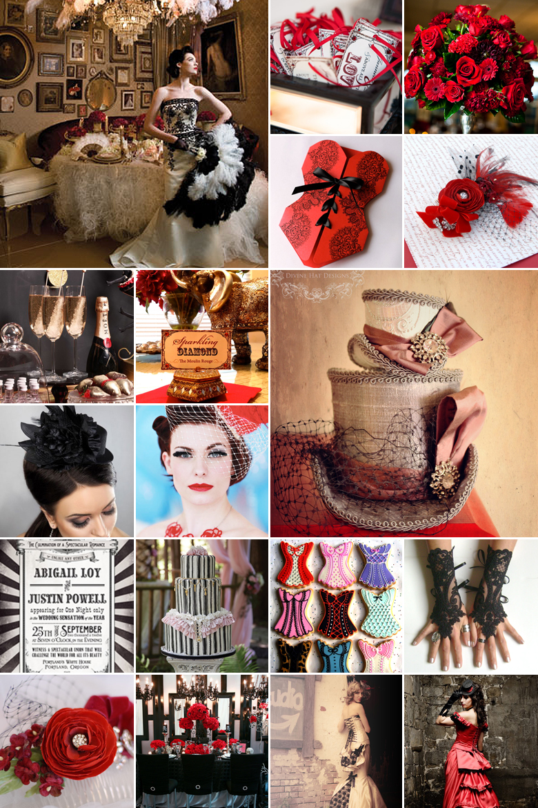 Moulin Rouge Wedding Inspiration