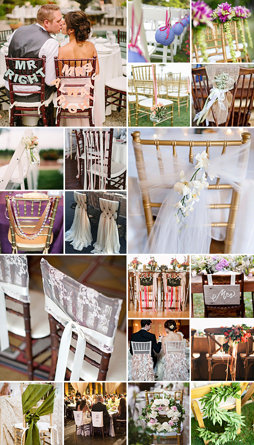 Wedding Chair Decor Ideas