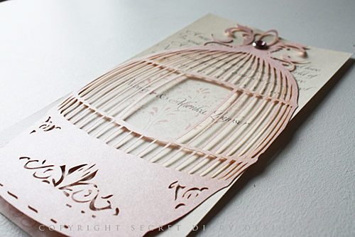 Whimsical Laser Cut Stationery