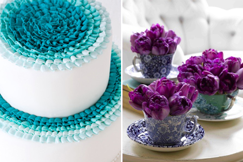 Purple and Turquoise: A Striking Combo
