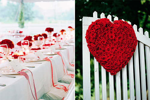 Red and White: Vibrant and Playful