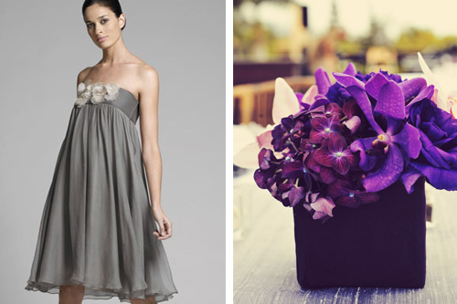 White, Silver, Grey and Plum