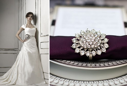 White, Silver, Grey and Plum