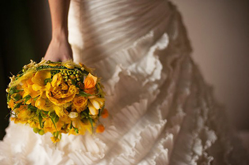 The warm, sun-kissed shade of yellow...