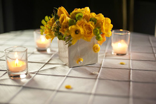 The warm, sun-kissed shade of yellow...