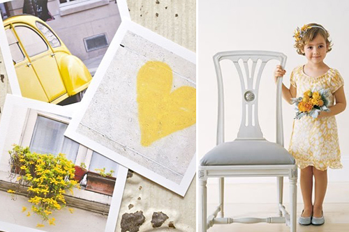 The warm, sun-kissed shade of yellow...