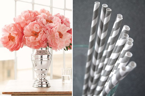 Coral and Grey: Understated Elegance