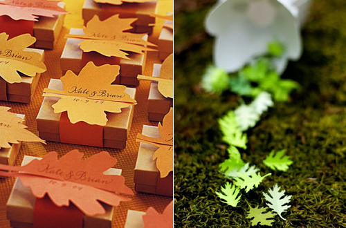 Leaf Wedding Theme