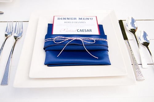 Red and Blue Wedding Inspiration