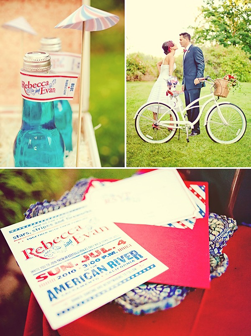 Red and Blue Wedding Inspiration