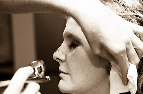 Airbrushing Makeup