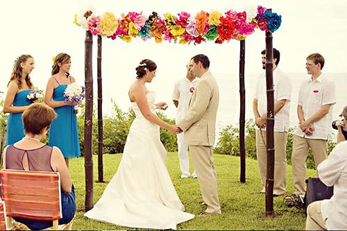 Fun Wedding Arch Ideas