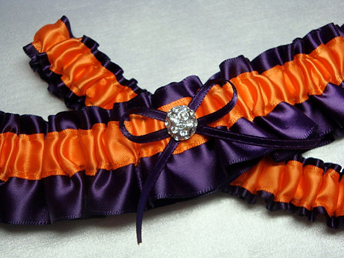 Purple and Orange Weddings