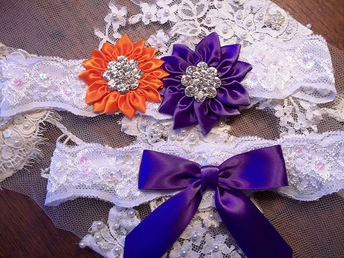Purple and Orange Weddings
