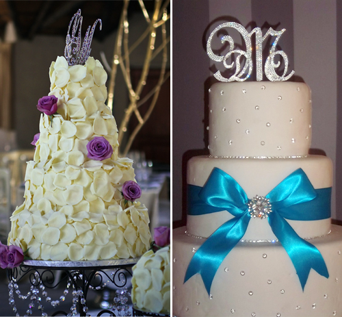 Crystal Monogram Toppers