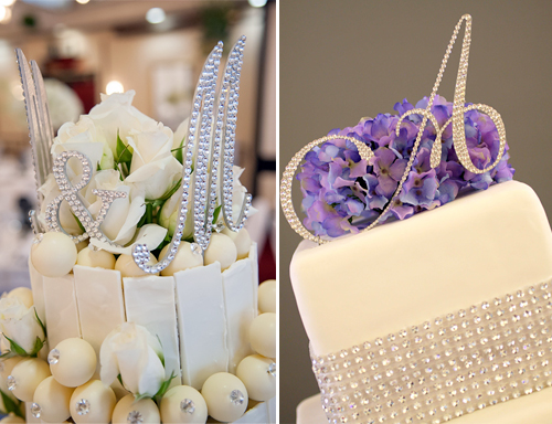 Crystal Monogram Toppers