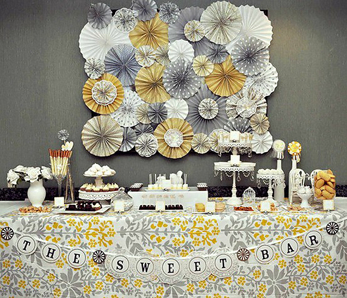 Wedding Rosettes { Stylish + Festive }
