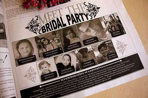 Elegant and Modern Wedding Invitation, Newspaper-Style