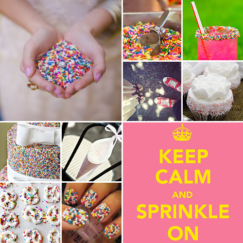 Drops of Colour { Rainbow Sprinkles }