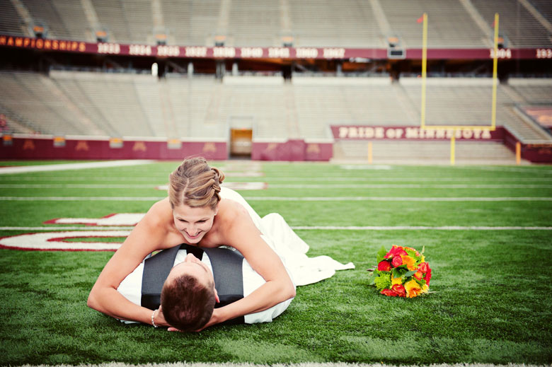 A Sports Wedding Theme
