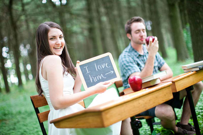 School Days Wedding