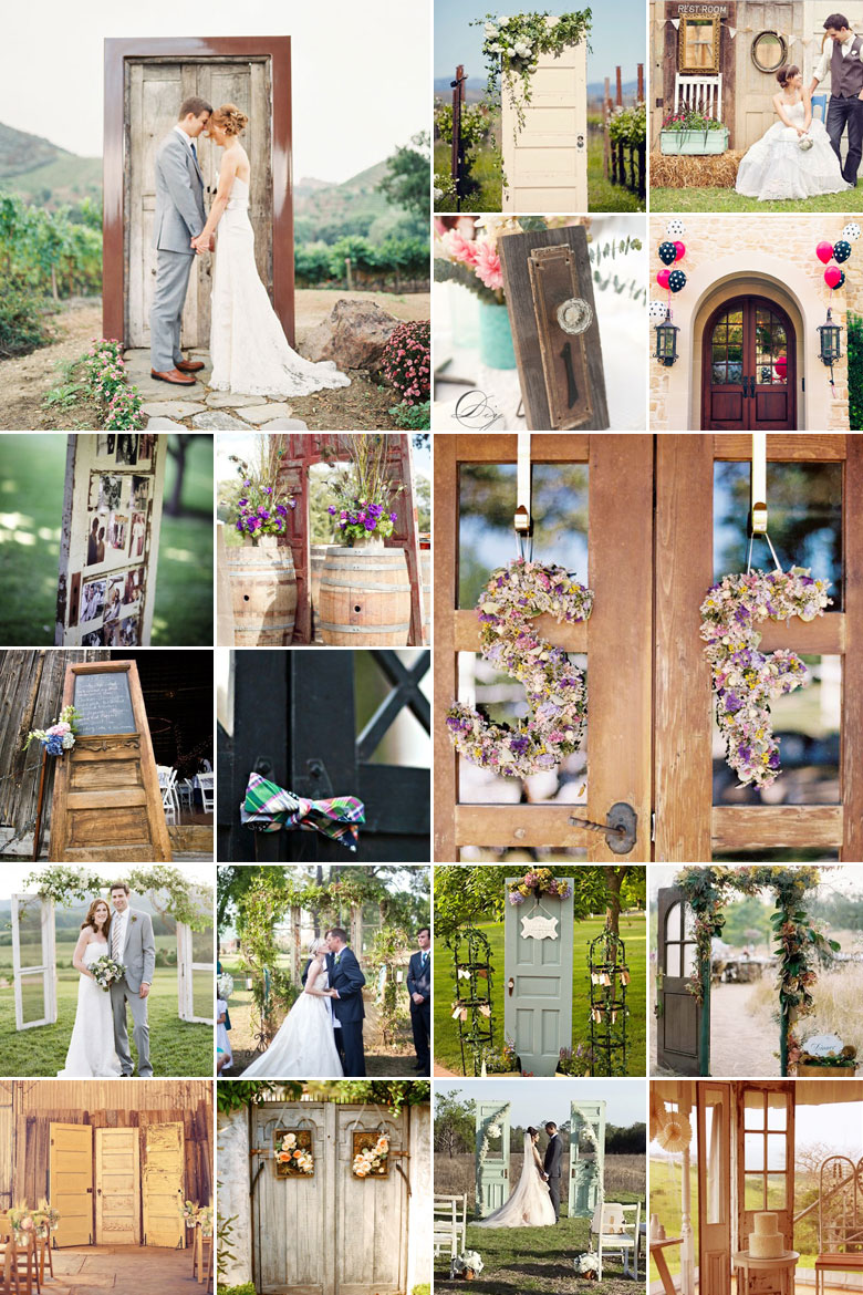 Over the Threshold { Wedding Doorways }