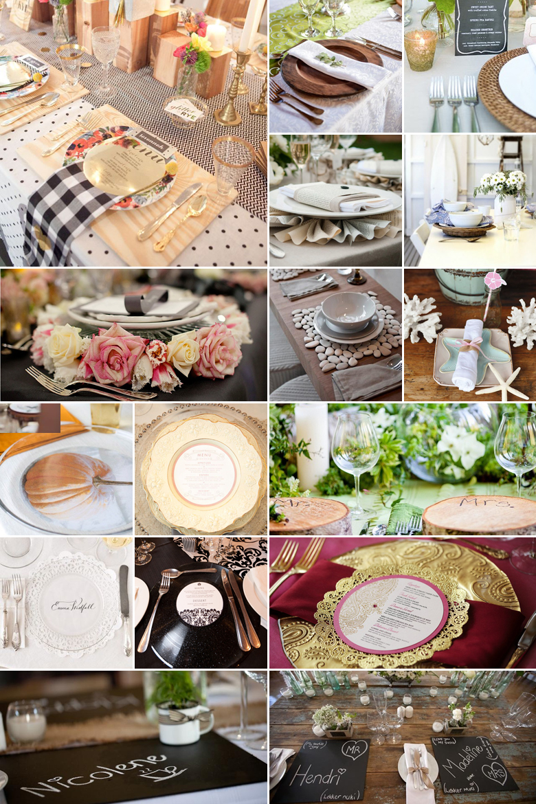 Alternative Under Plates { Something Different }