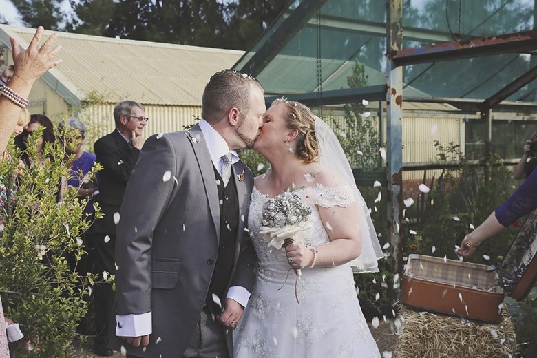 Bronwyn & Richard { Greenhouse Ceremony }