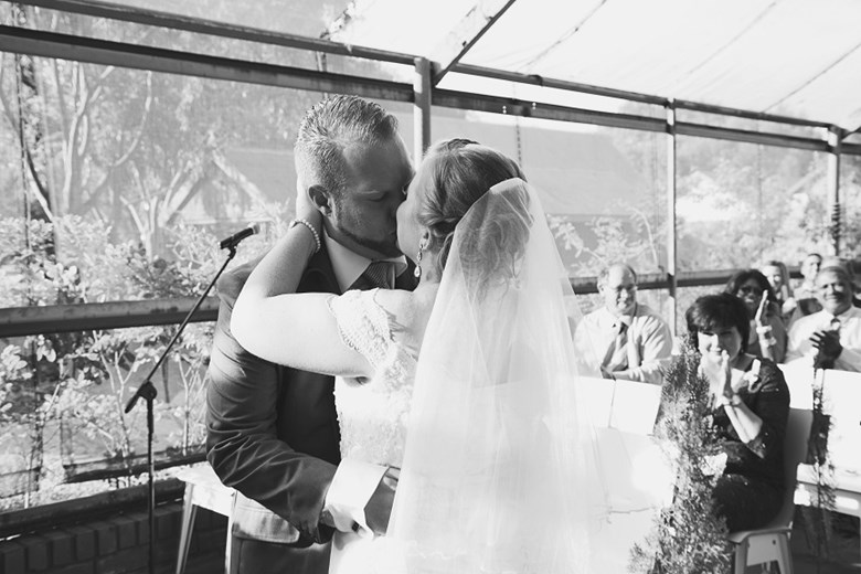 Bronwyn & Richard { Greenhouse Ceremony }